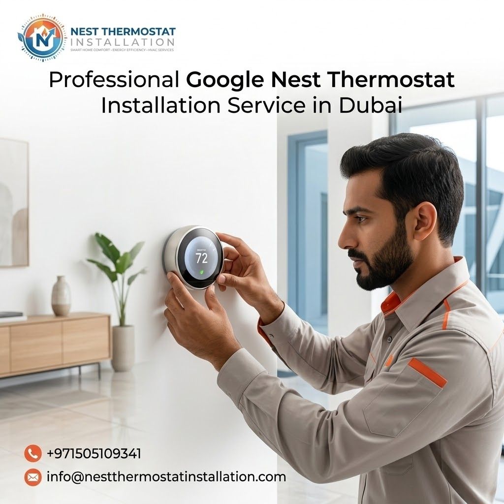 Google Nest Thermostat Installation in Dubai